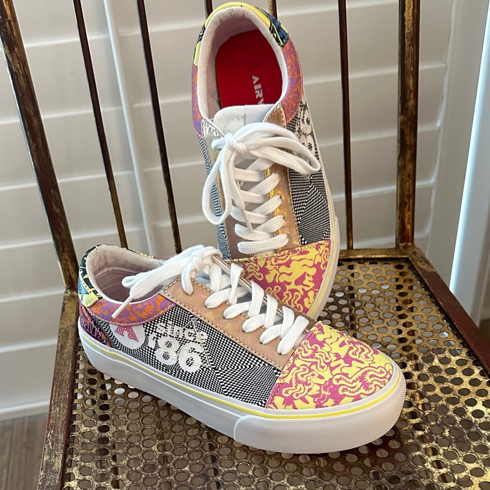 Airwalk Colorful Patterned Sneakers NWOT
